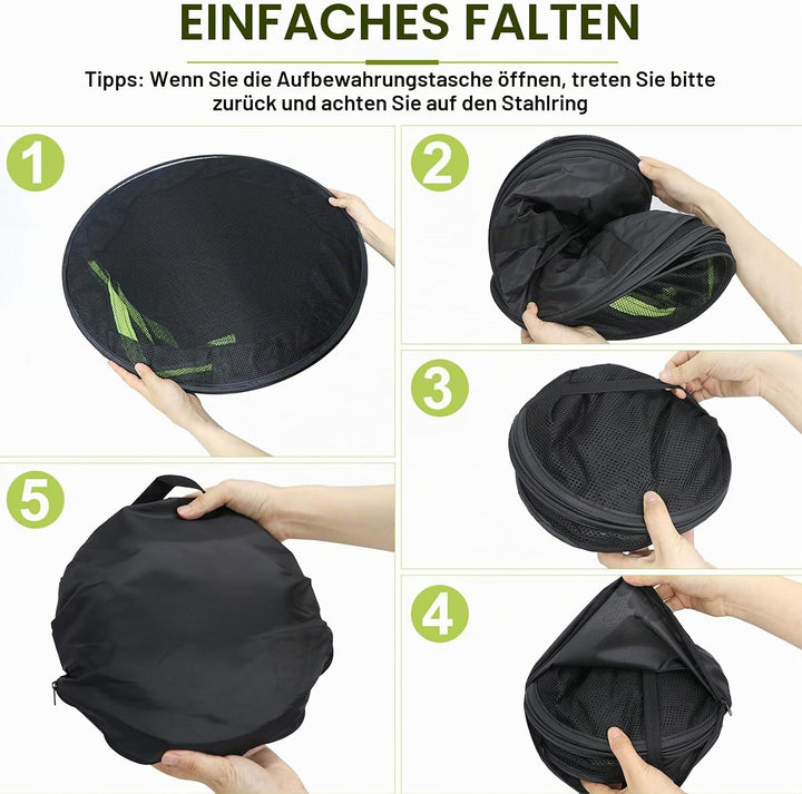 Trockennetz Kräuter, 6 Lagiges Kräutertrockner Hängend mit Haken und 4 Edelstahl-Clips, Kräuter Troc