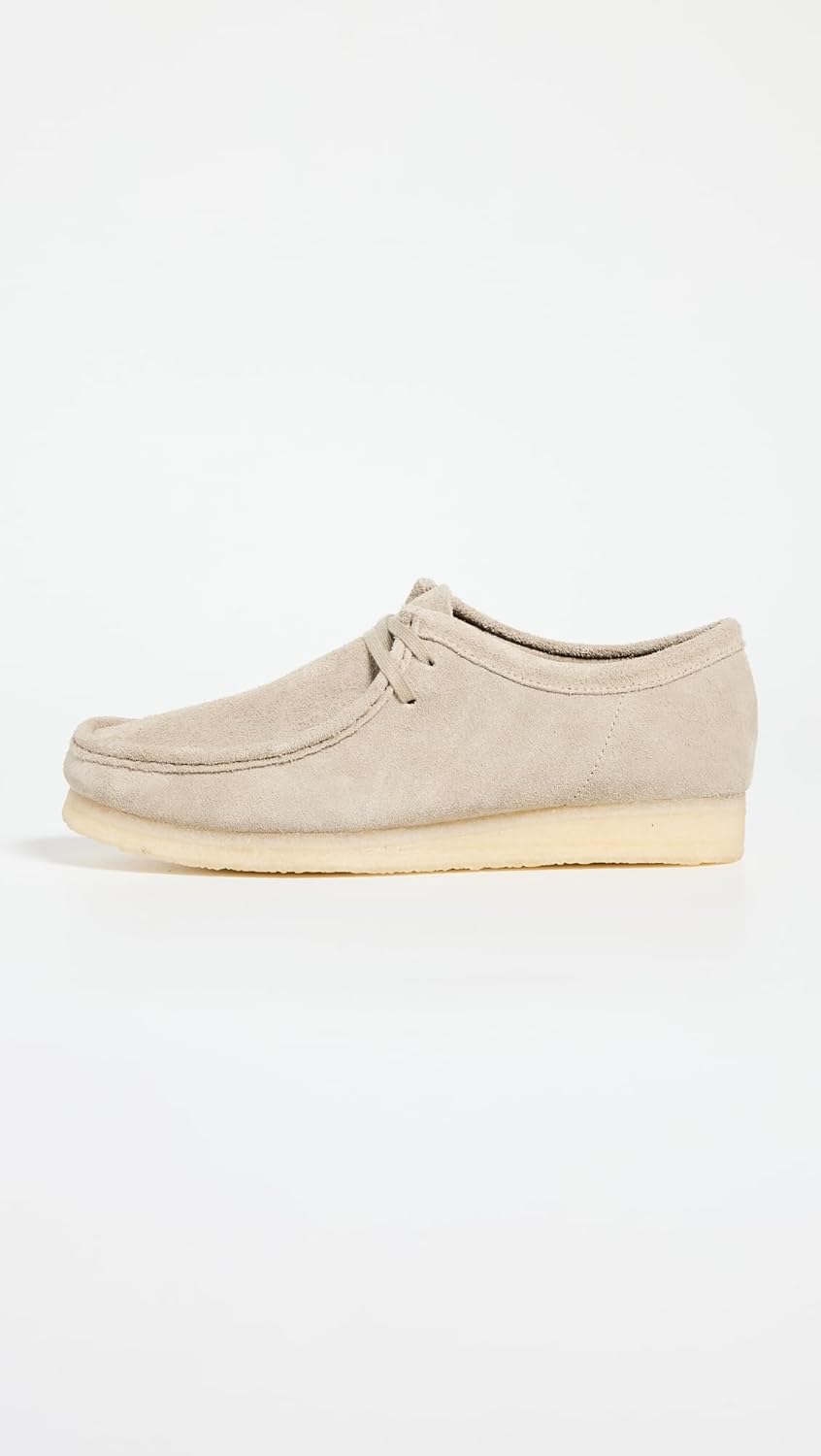 Clarks Originals Wallabee Herren Moccasins 39.5 EU Hellgraues Wildleder, 39.5 EU Hellgraues Wildlede