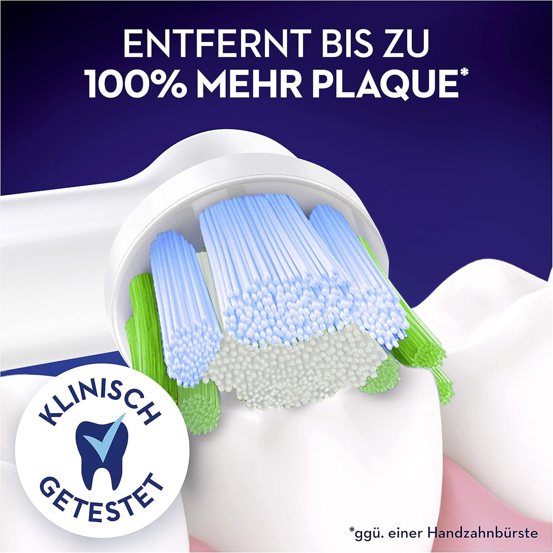 Oral-B Precision Clean Aufsteckbürsten für elektrische Zahnbürste, 10 Stück, mit CleanMaximiser-Bors
