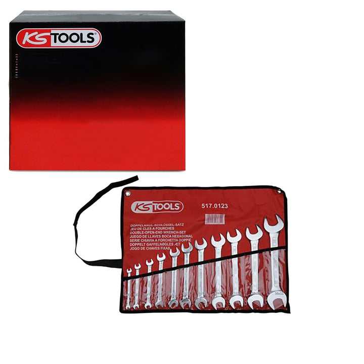 KS Tools 517.0123 CLASSIC Doppel-Maulschlüssel-Satz, 11-tlg., 6x7-30x32mm