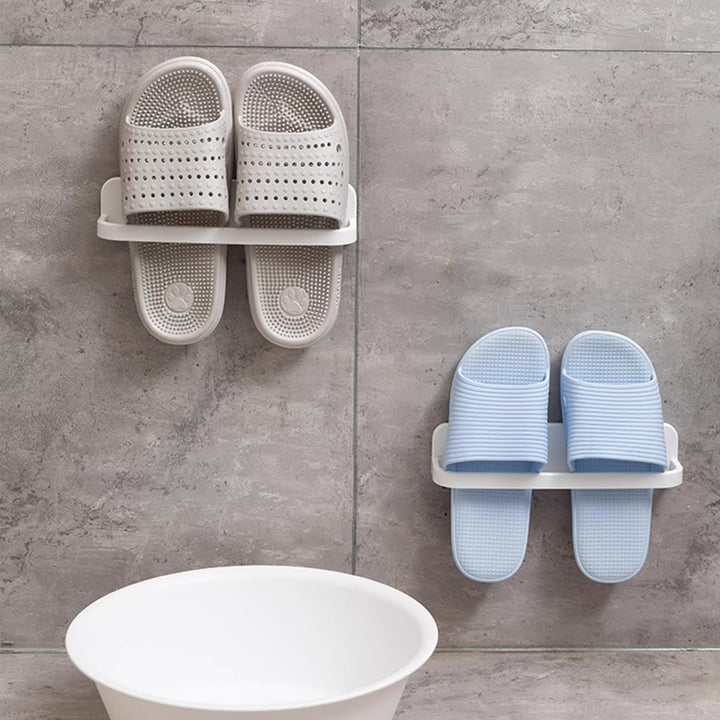 Schuhregal Wandmontiertes Schuhhalter Ohne Bohren Kunststoff Schuhaufbewahrung Hängeregal, Schuhen O