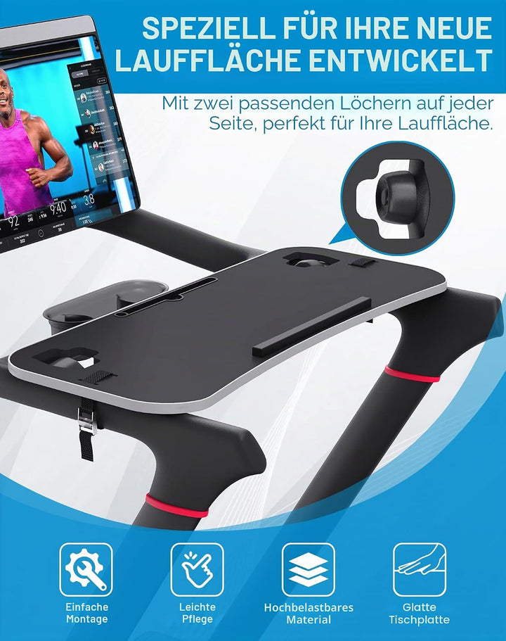 Laufband-Schreibtisch für Peloton - 36 Zoll Laptop Halter Mit Schutzschutz, Ergonomischer Tisch für