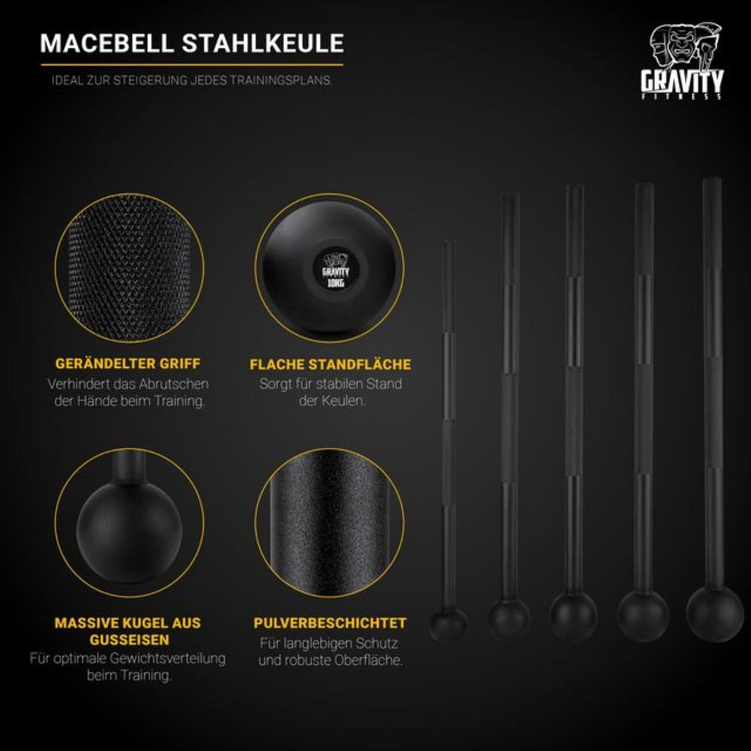 Gravity Fitness "MaceBells Steel Mace (8)