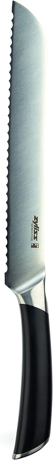Zyliss E920268 Comfort Pro Brotmesser, Deutscher Edelstahl, Black Handle, Küchenmesser, Spülmaschine