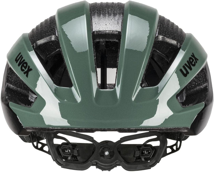 Uvex Rise Rennrad Fahrrad Helm grün/schwarz 2024 52-56 cm, 52-56 cm