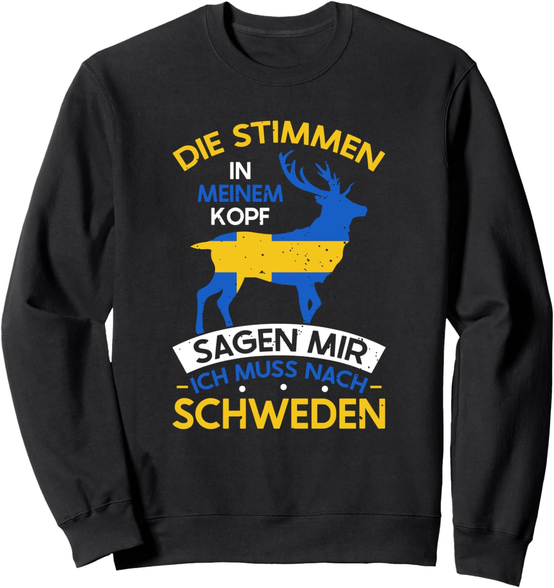 Ich muss nach Schweden, Urlaubszubehör für Urlauber Sweatshirt