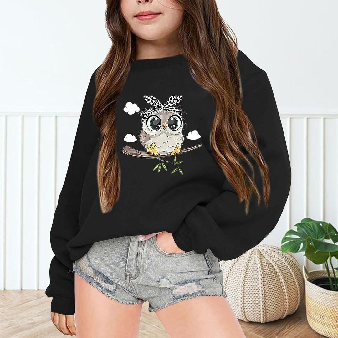 Pullover Mädchen Kinder Baby Herbst Und Winter Oberteile Langarmshirt Ohne Kapuze Langarm Sweatshirt