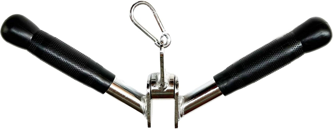 qibylift Latzugstange, Kraftstation Latzug Griff, LAT Pull Down Bar Krafttraining Griffe für Kabelzu