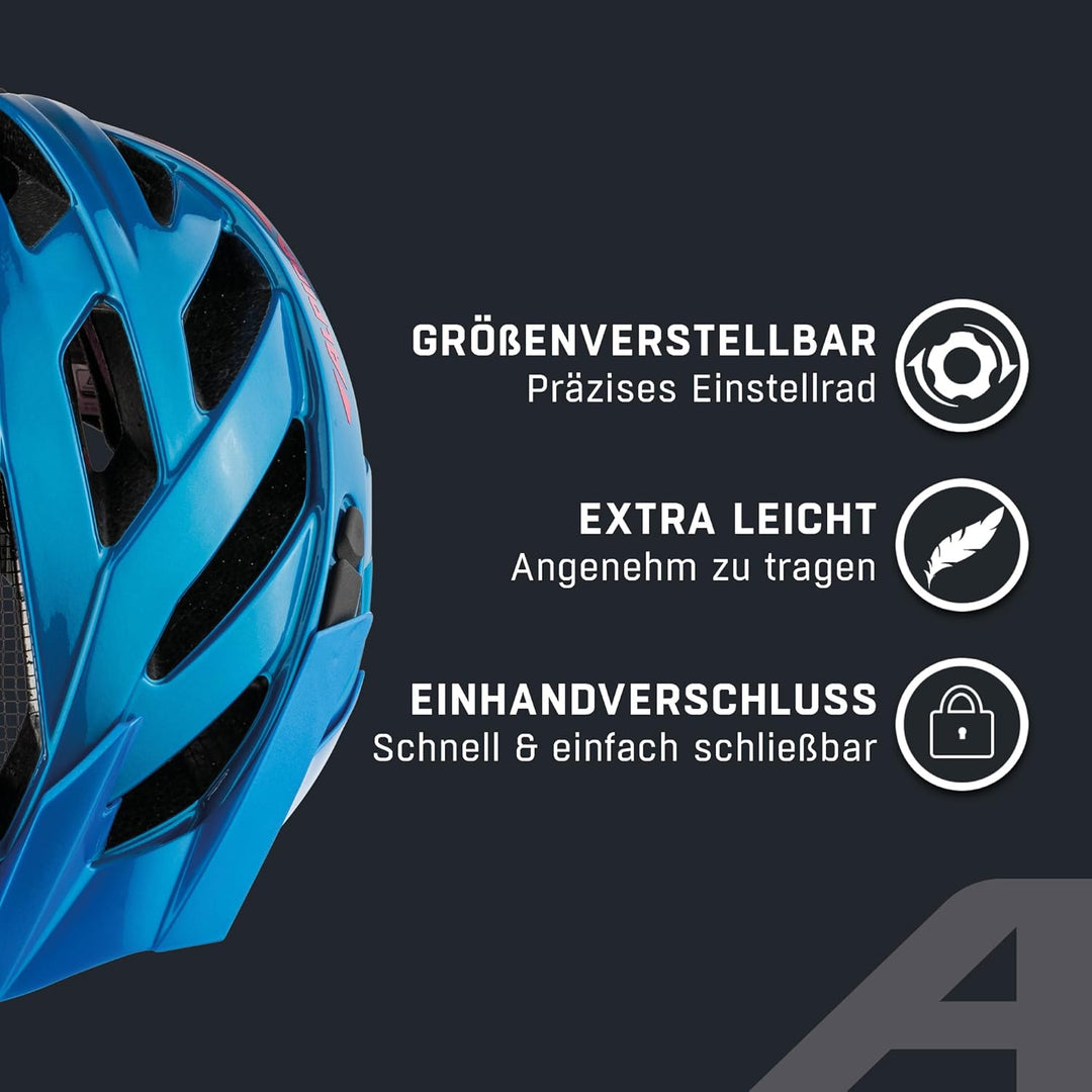 ALPINA Alpina Panoma 3.0 - individuell anpassbarer & gut belüfteter Tourenrad-Helm, optionalen LED-L