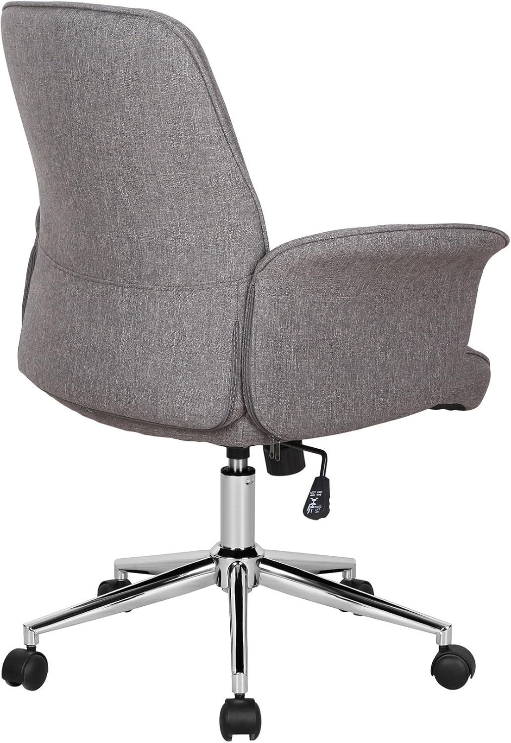 SixBros. Bürostuhl Braun Stoff - 0704M/3675, Braun Stoff