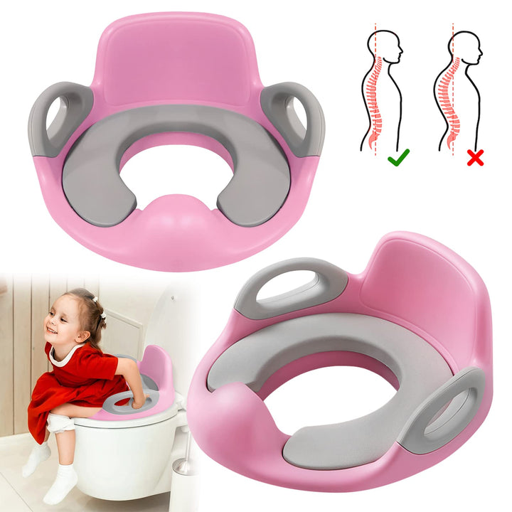 Toilettensitz Kinder, WC Sitz Kinder Kloaufsatz Toilettentrainer für Kinder 1-8 Jahren, Baby Toilett