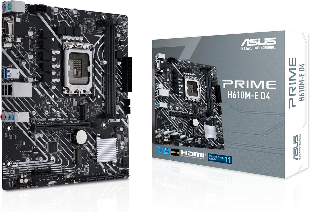 ASUS Pro H610M-C D4-CSM Business Mainboard Sockel Intel LGA 1700 (mATX, PCIe 4.0, ASUS COM Debug Hea