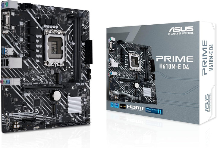 ASUS Pro H610M-C D4-CSM Business Mainboard Sockel Intel LGA 1700 (mATX, PCIe 4.0, ASUS COM Debug Hea