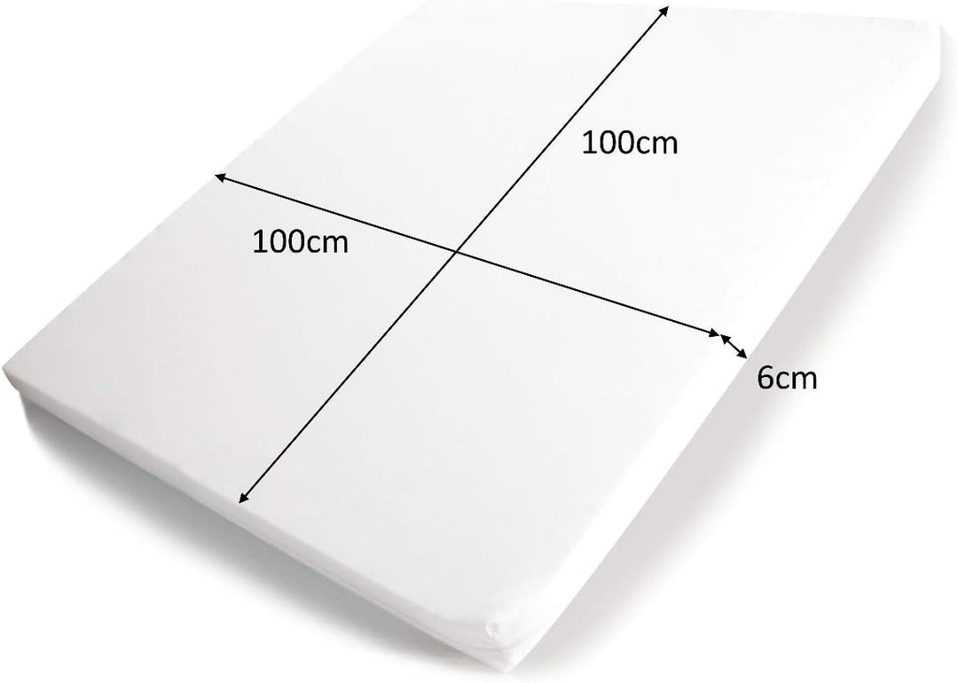 Laufgittereinlage 100x100 | Laufgittermatratze | Babymatratze Laufstall | Made in Germany |100 | Bez