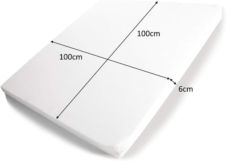 Laufgittereinlage 100x100 | Laufgittermatratze | Babymatratze Laufstall | Made in Germany |100 | Bez