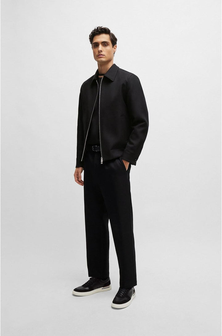 BOSS Herren Clint Tenn Sneakers aus Leder und Veloursleder mit Cupsohle und Schnürung Grösse 40 EU B