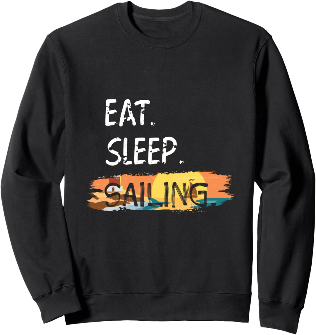 Essen Schlafen Segeln - Segler Sweatshirt
