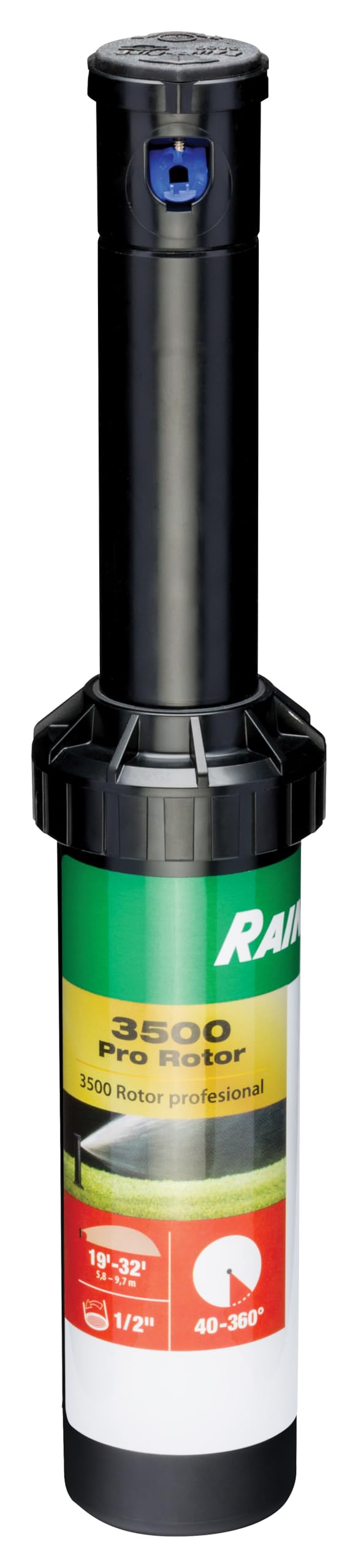 Rain Bird CP3504PC Pro Rotor mit Regenvorhangdüsen-Set, 40° - 360° Muster, 15' - 35' Sprühabstand 1