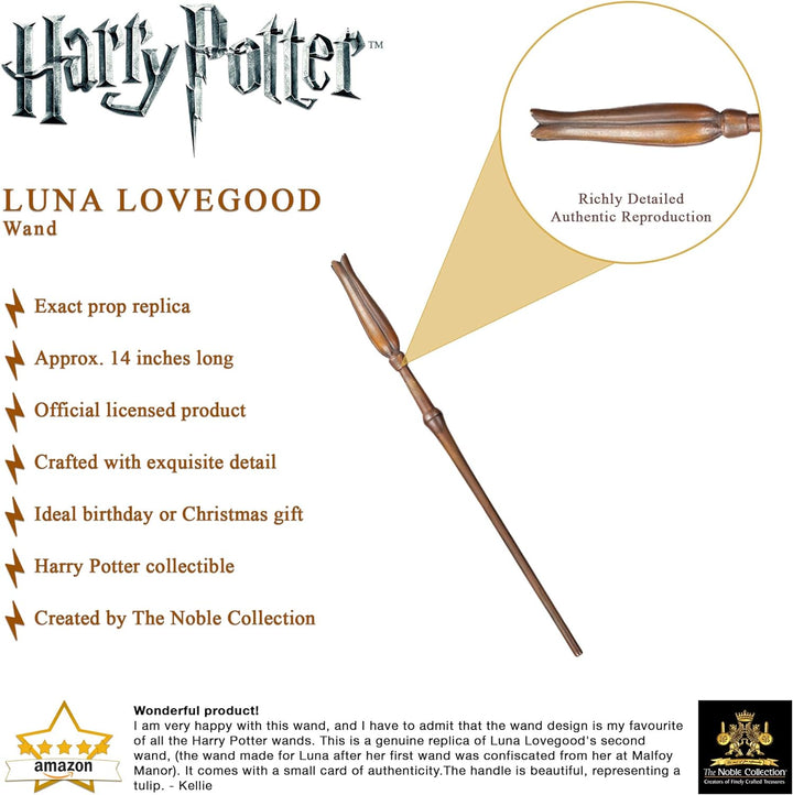 The Noble Collection Die edle Sammlung Luna Lovegood Wand (Fensterbox)