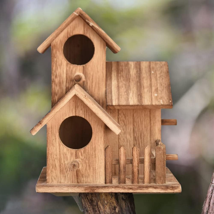 Nistkasten Meise Bausatz, Vogelhaus Wetterfest aus Holz, Nistkasten Wellensittich, Vogelhäuschen Bla