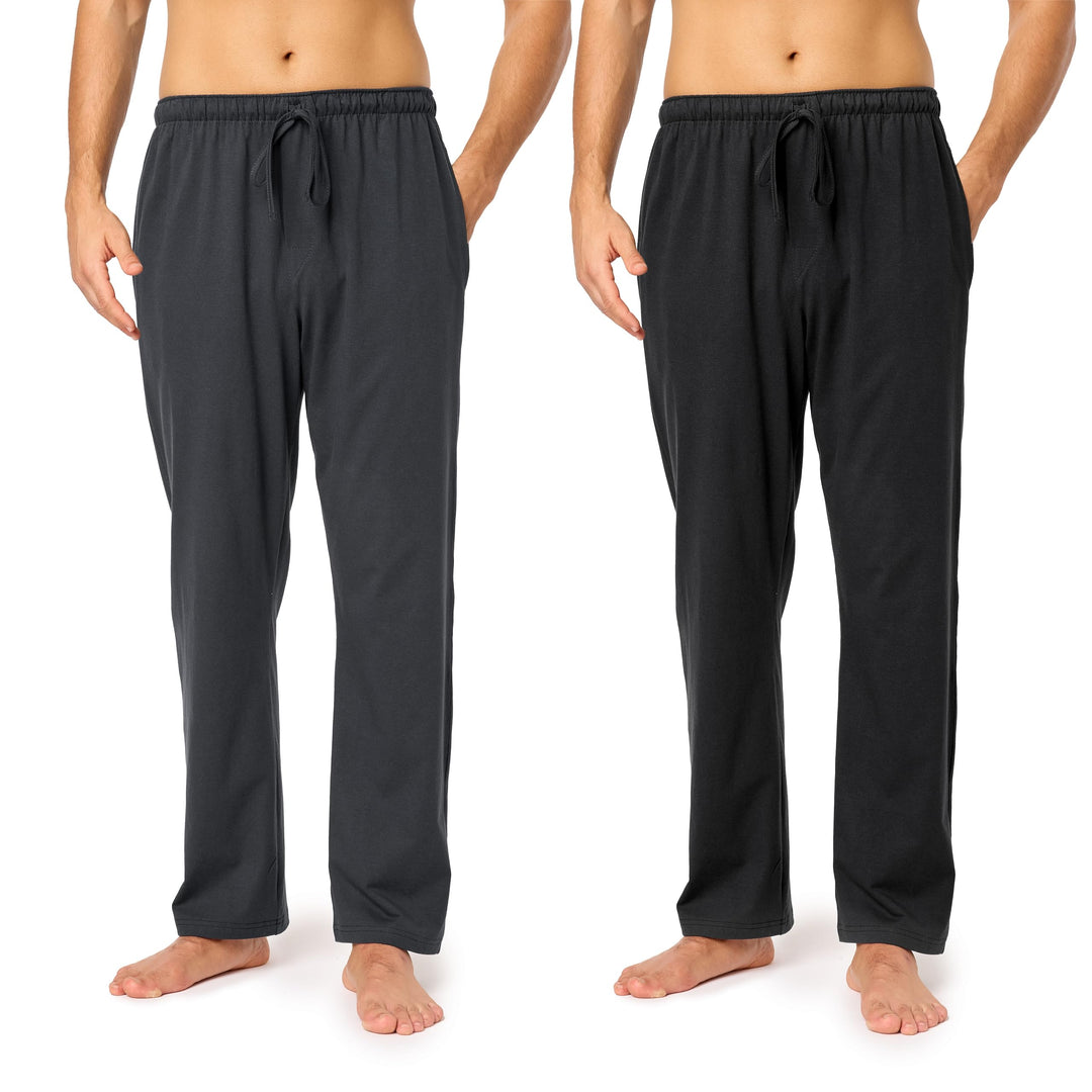 Timone Herren Schlafanzugshose Lang Pyjamahose aus Baumwolle Freizeithose Schlafhose Loungewearhose
