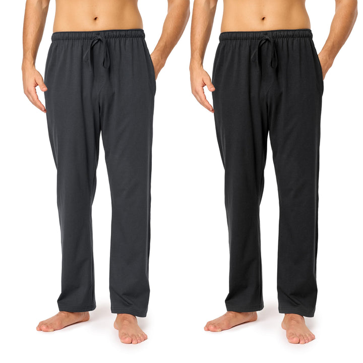 Timone Herren Schlafanzugshose Lang Pyjamahose aus Baumwolle Freizeithose Schlafhose Loungewearhose