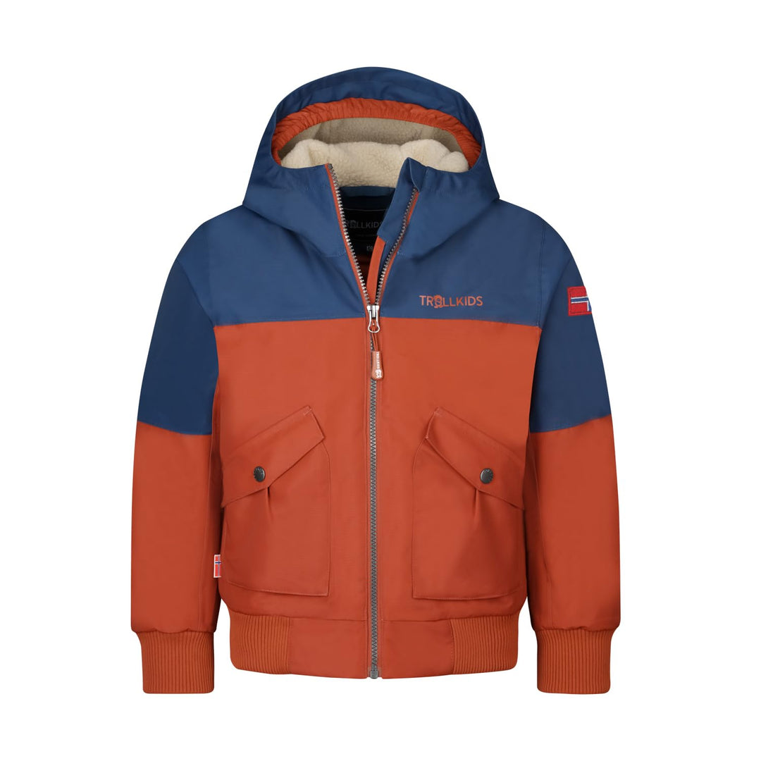 Trollkids Kids Grimstad Jacket Mystic Blue/Colour 104, Mystic Blue/Colour 104