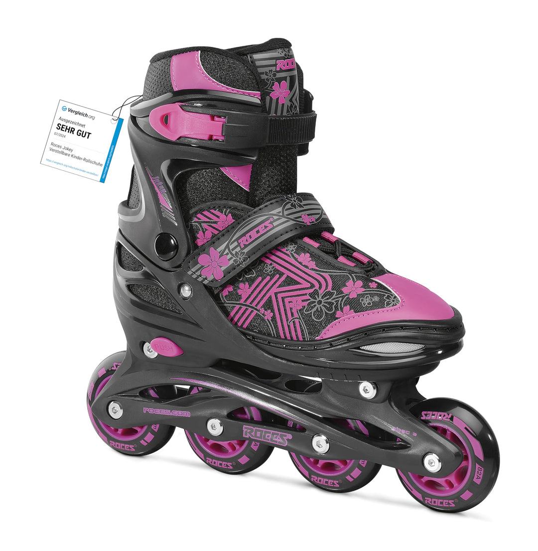 Roces Jokey 3:0 Inline Skates  Black-Pink 26