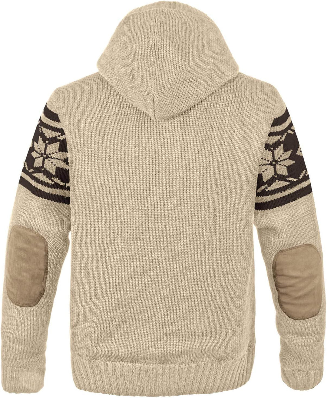 bw-online-shop Norweger Strickjacke Taylor mit Fell L Beige, L Beige