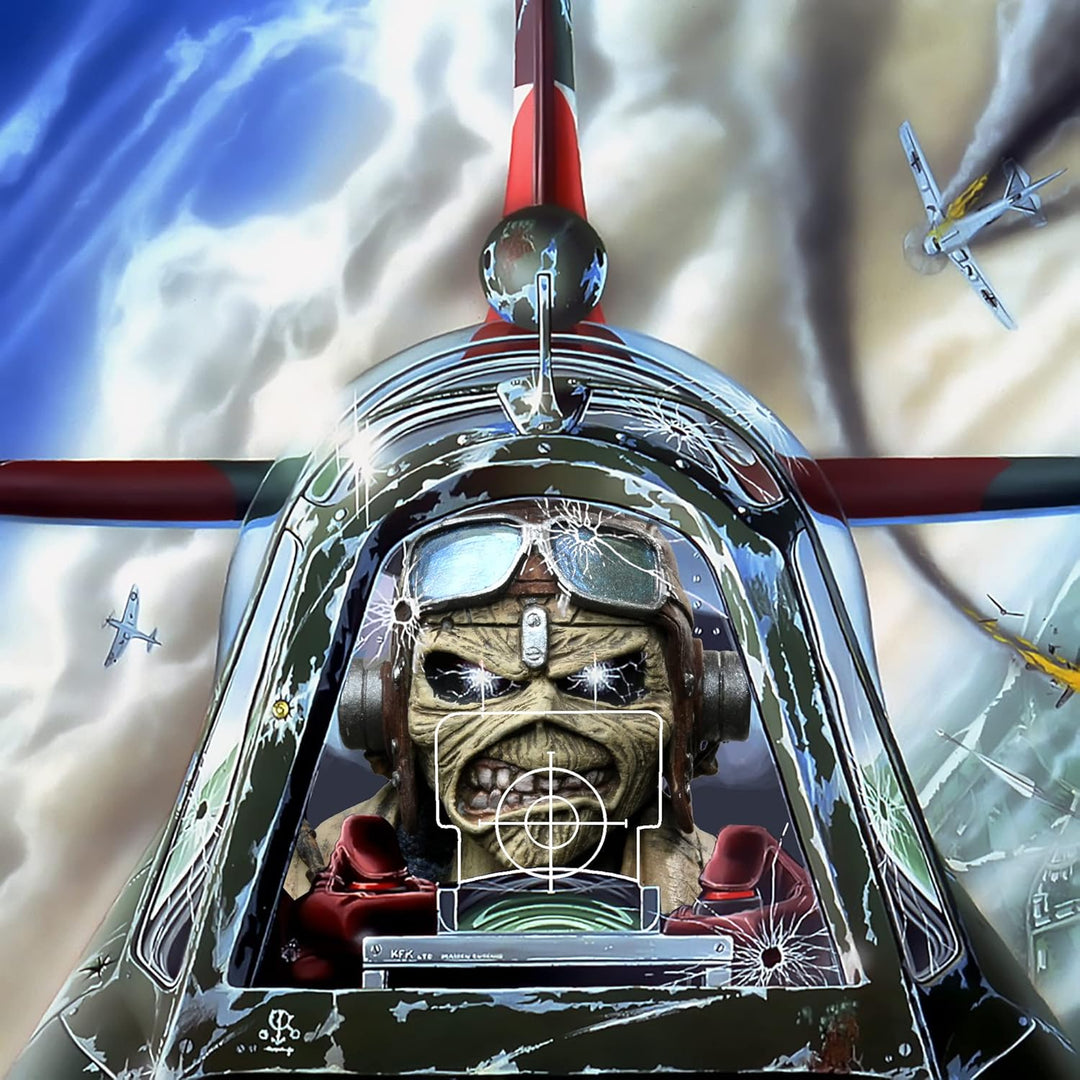 NECA Iron Maiden 8" Actionfigur Aces High Eddie aus Kunststoff und Polyester, in Geschenkbox mit Sic