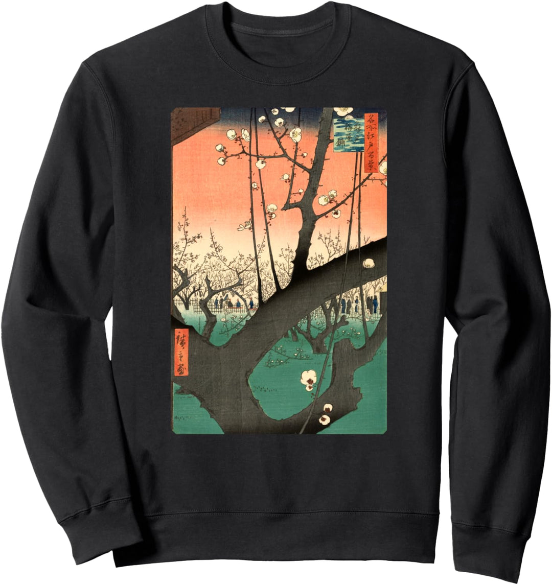 Berühmte Klassische Japanische Kunst: Kameido Hiroshige Sweatshirt
