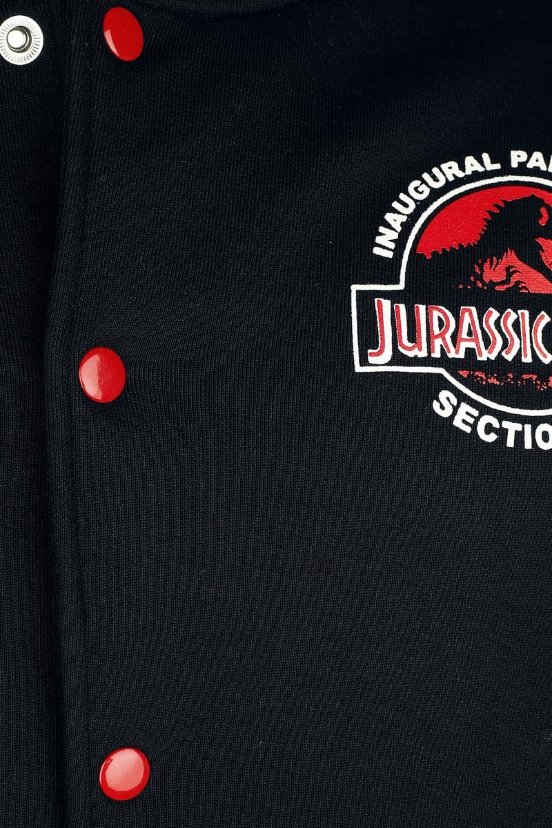 jurassic_park - Schwarz und Rot Herren Jacke - S