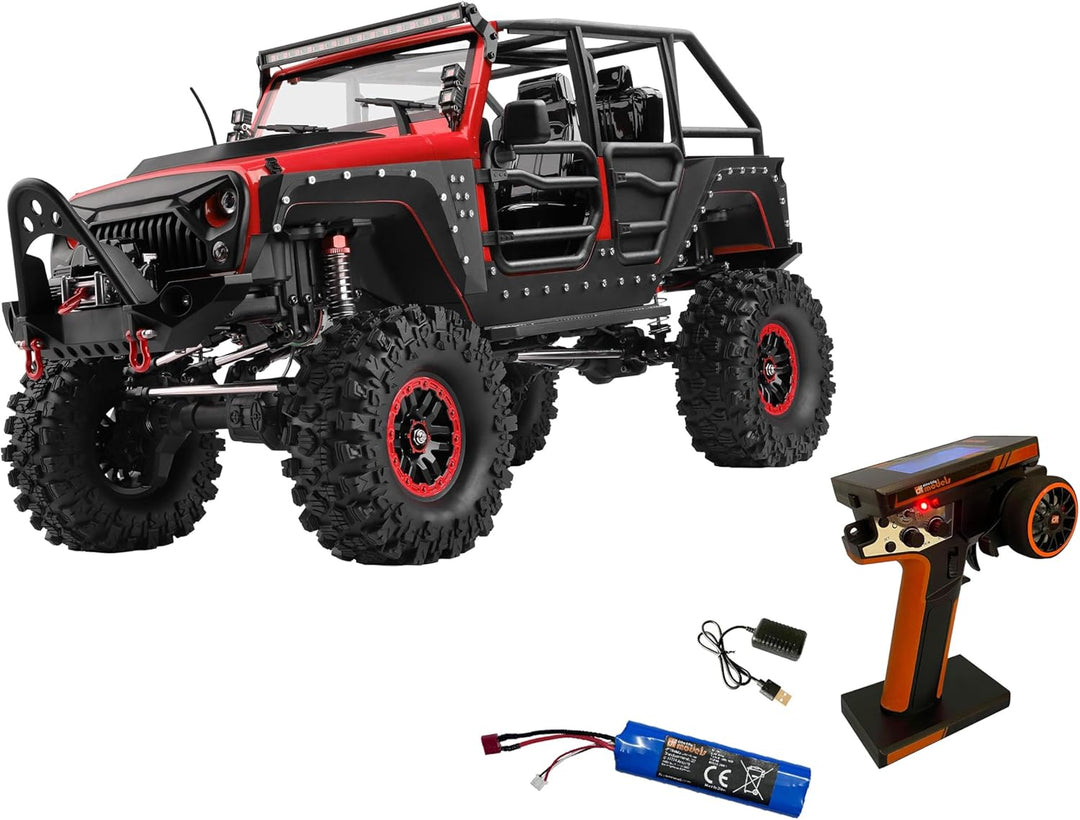 DF-4S Pro BL Crawler (ferngesteuertes Auto, 1:10 Scale, Batteriebetrieben, bis zu 13 km/h, Kinderspi
