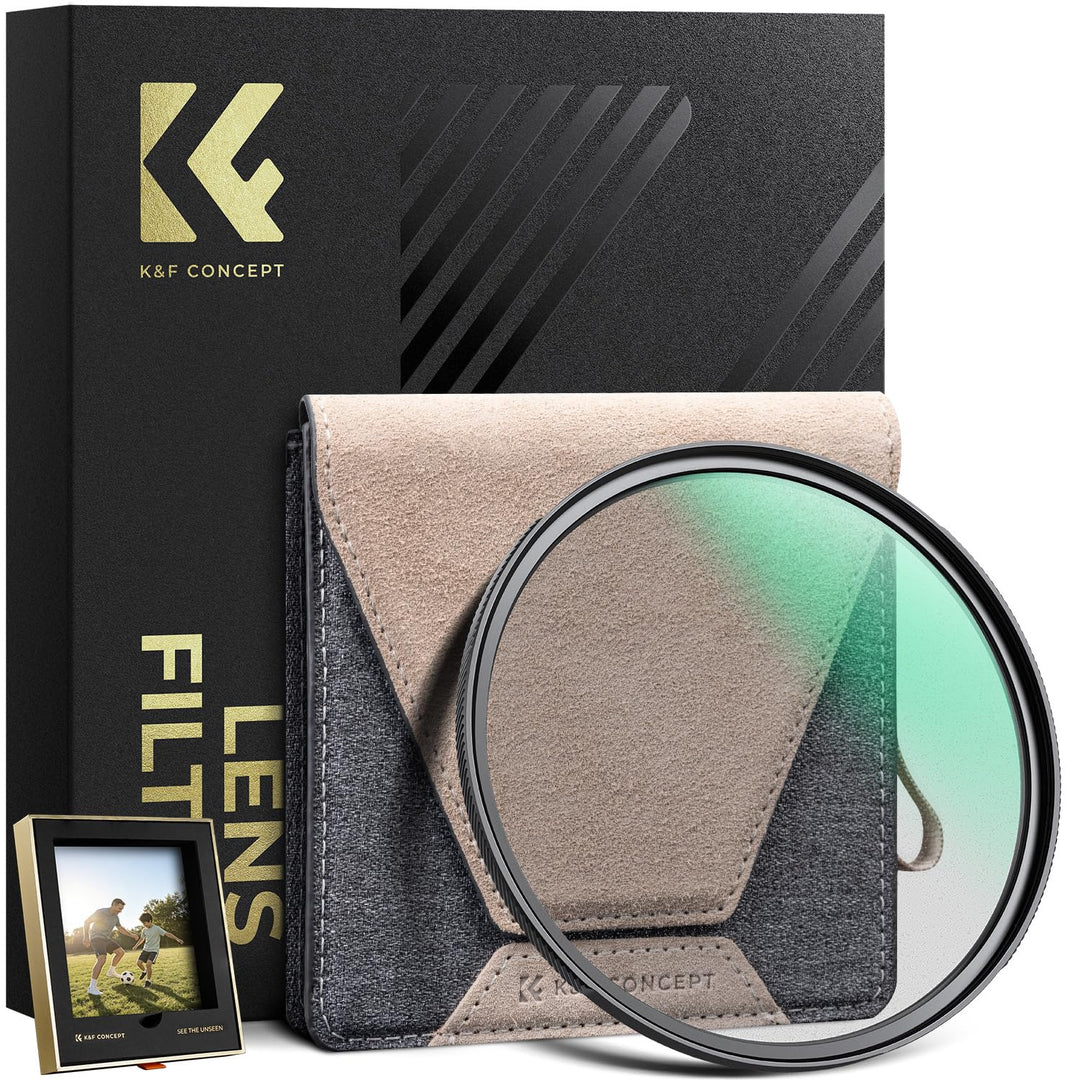 K&F CONCEPT Filter 67mm Black Mist 1/4 & Ultra-niedrige Reflexion, Optisches Glas mit Multi-Nano-Bes