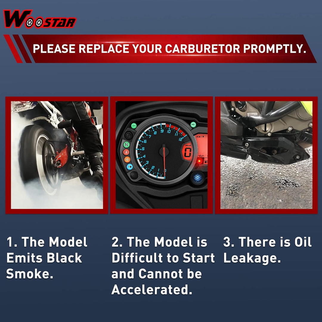 WOOSTAR PD24J Vergaser 24mm Ersatz für 4 Stroke GY6 125ccm 150ccm Taotao ATV Roller 157QMJ Motor, PD