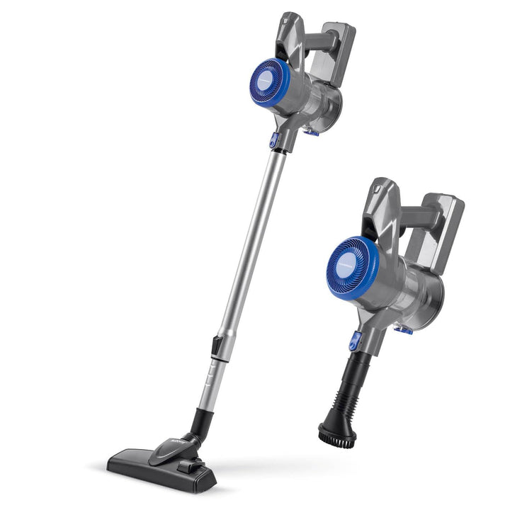 CLEANmaxx AeroTec 400 Akku Staubsauger | kabelloser 2in1 Boden- & Handstaubsauger | beutellos & mit