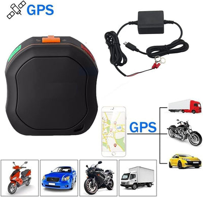 TKMARS TK109 GPS-Tracker Auto, APP & Webplattform ohne ABO, Klein Echtzeit Ortungsgerät mit SOS und