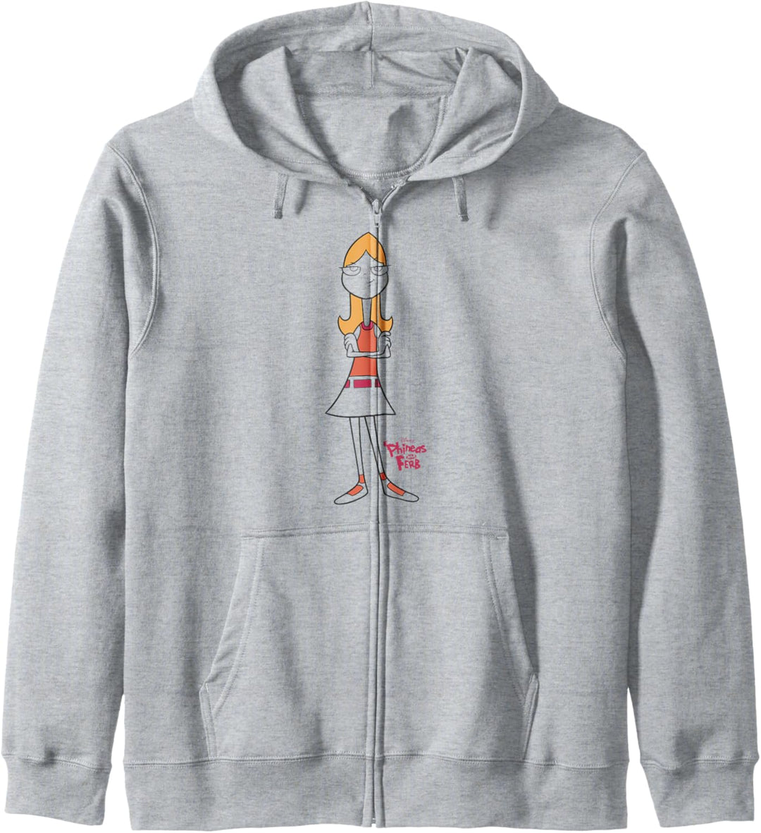 Disney Phineas und Ferb Candace Big Standing Pose Kapuzenjacke