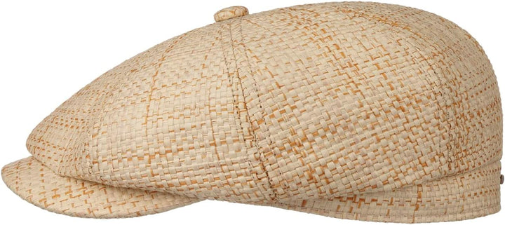 Stetson Hatteras New Toyo Flatcap Schirmmütze Ballonmütze Strohcap Herren - mit Schirm Frühling-Somm