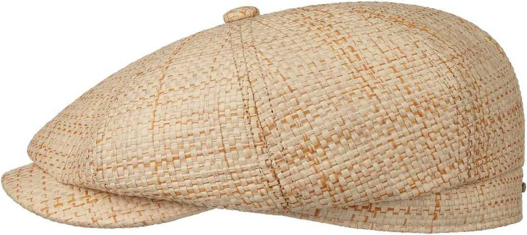 Stetson Hatteras Toyo Herren - Ballonmütze aus 100% Toyo-Stroh (Viskose) - Kappe mit UV-Schutzfaktor