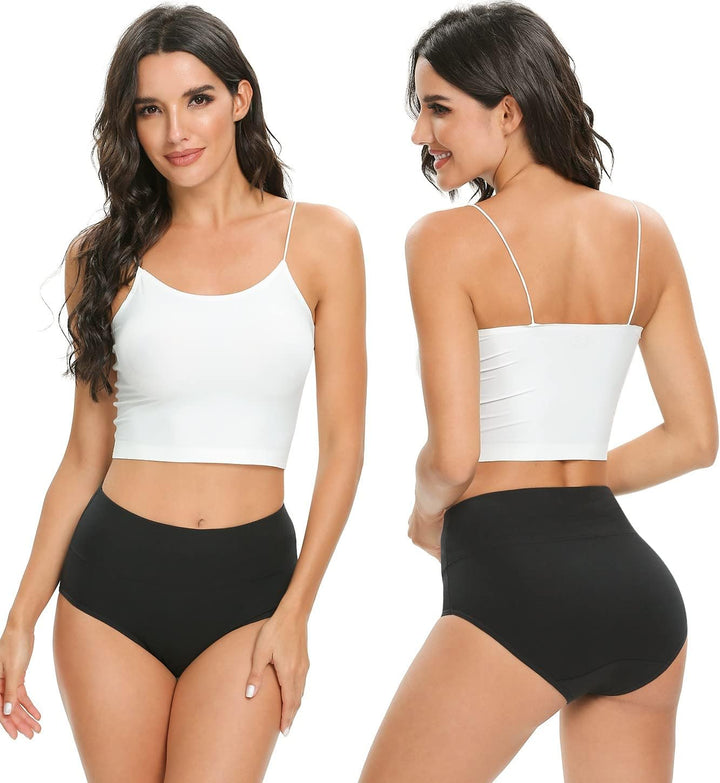Wealurre Unterhosen Damen Baumwolle Unterwäsche Hohe Taille High Waist Slip Damen Weich Wochenbett U