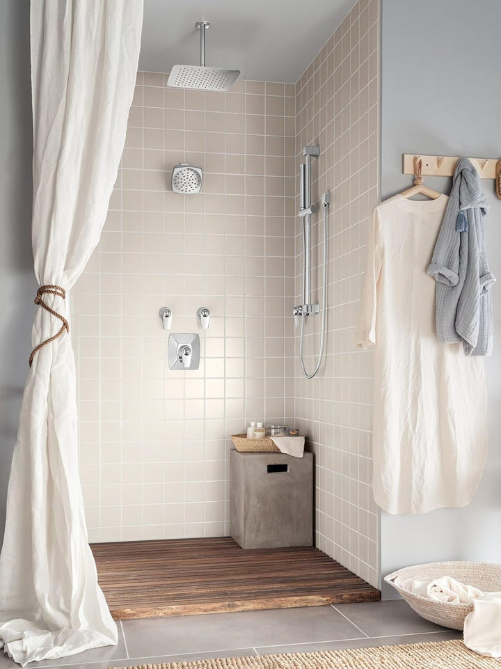 Moen 123815 Collection Duscharm-Set Basic 8" Chrom, 0.5, Chrom