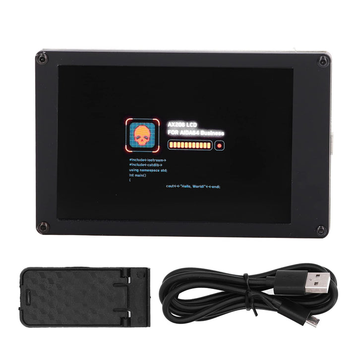 3,5-Zoll-IPS-LCD-Monitor-Display IPS-Monitor-Subscreen mit USB-Schnittstelle und Halterung LCD-Bilds