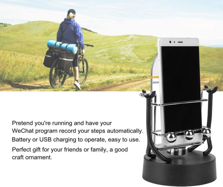 Shake Wiggle Device Handy-Wiggle-Gerät Automatische Schwenkbewegung für Mobiltelefon WeChat Run Step