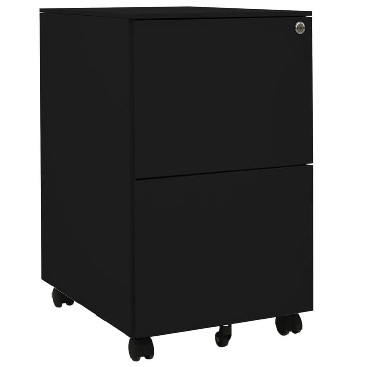 Chusui Aktenschrank mit Rollen, Stahlschrank, Aktenregal, Werkzeugschrank, Büroschrank, Lagerschrank