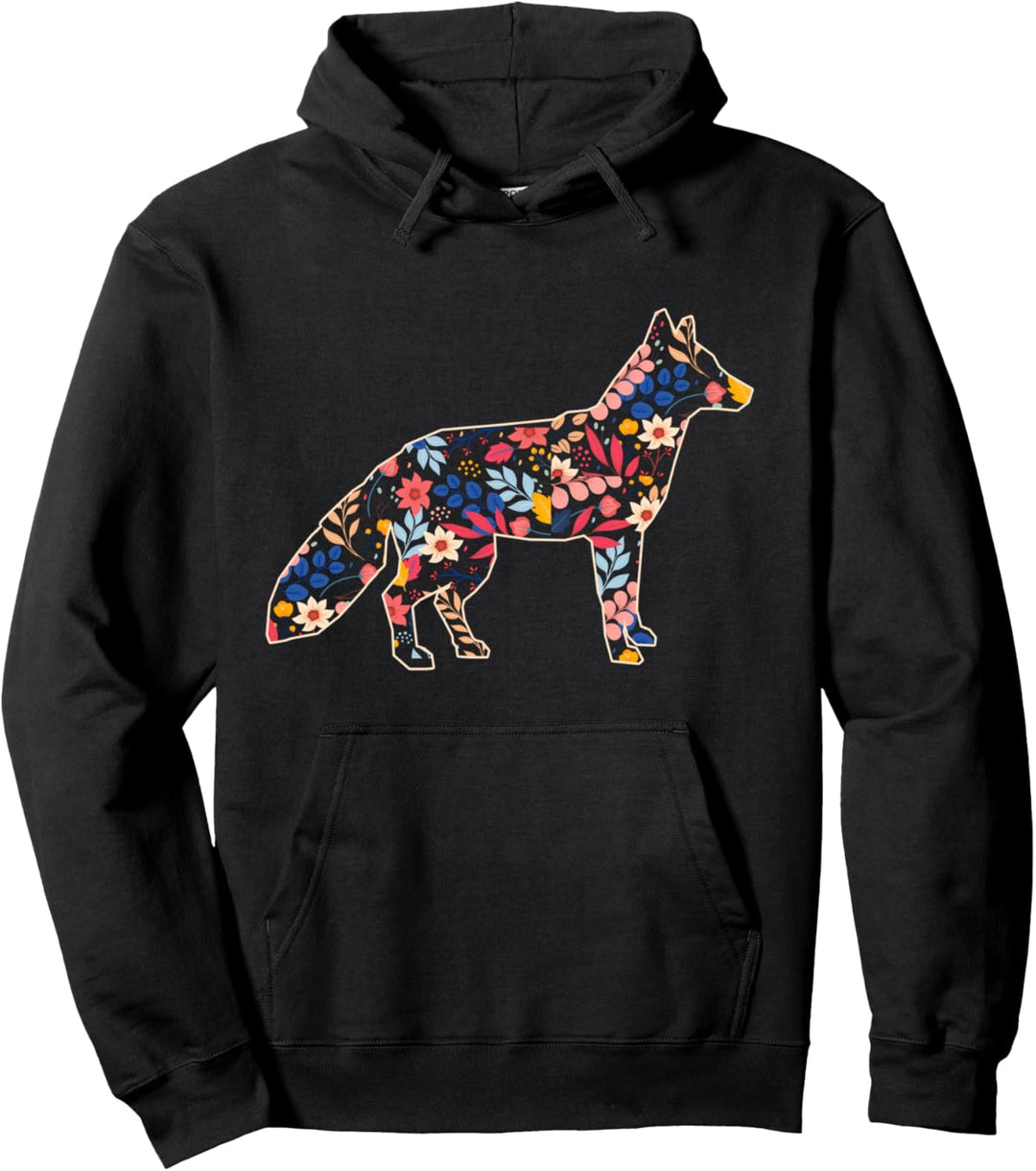 Tier des Waldes Geschenk Tiermotiv Vintage Fuchs Pullover Hoodie