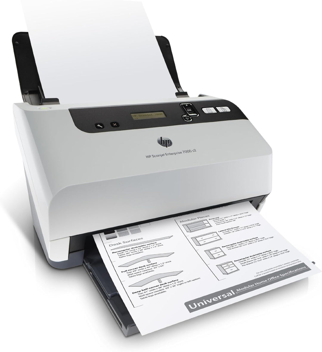 HP Scanjet Enterprise 7000 s2 Dokumenten-Einzugsscanner (600 x 600 dpi, Duplex, USB, 3.000 S. empfoh