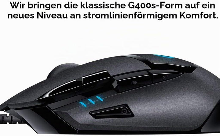 Logitech G402 Scroll-Rad, PC-Maus, PC/Mac, 2-Wege, Gaming Produkt