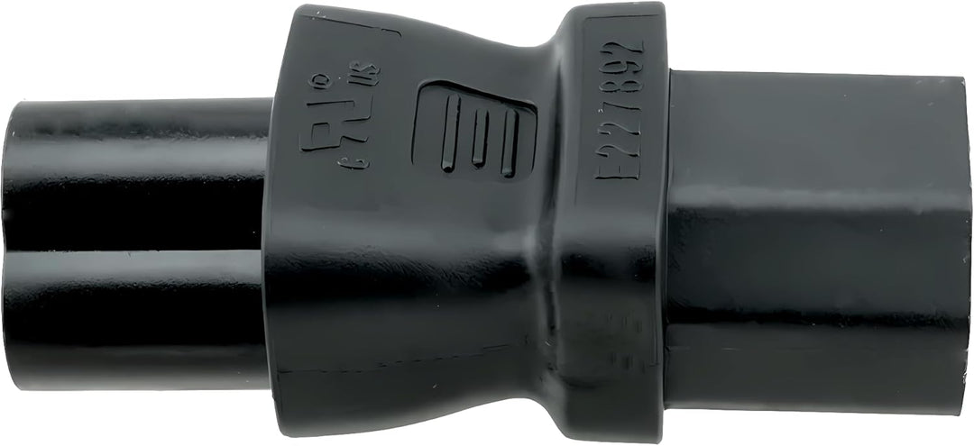 DINIC Stromadapter, Netzadapter C13 Kaltgerätestecker auf C6 Buchse, Adapter (3 Stück, schwarz) 3 St