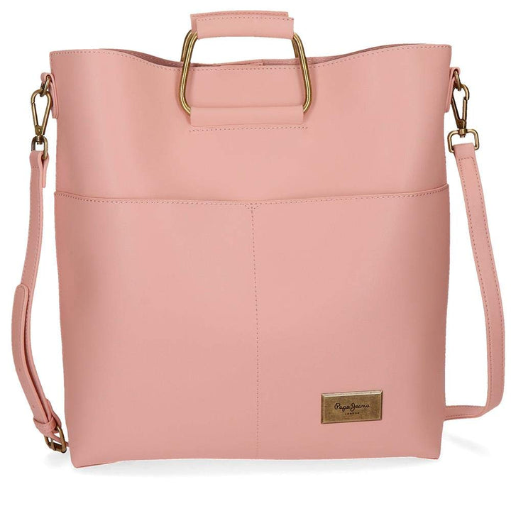 Pepe Jeans Umhängetasche Bag Shopper Griff Rosa, Bag Shopper Griff Rosa